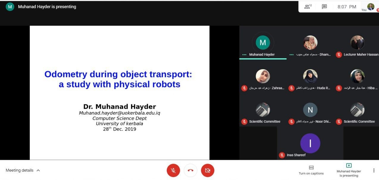 Read more about the article Odometry during object transport: a study with physical robots