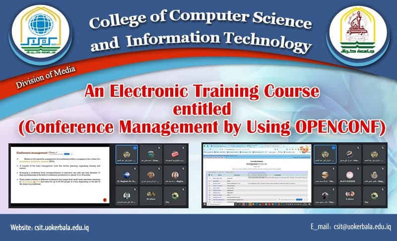 Read more about the article An Electronic Training Course (Conference Management by Using Openconf)
