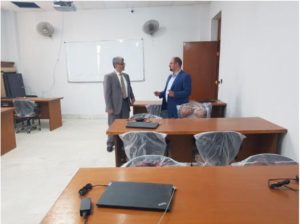 Read more about the article The College of Computer Science and Information Technology completes the preparation of the Cisco laboratory