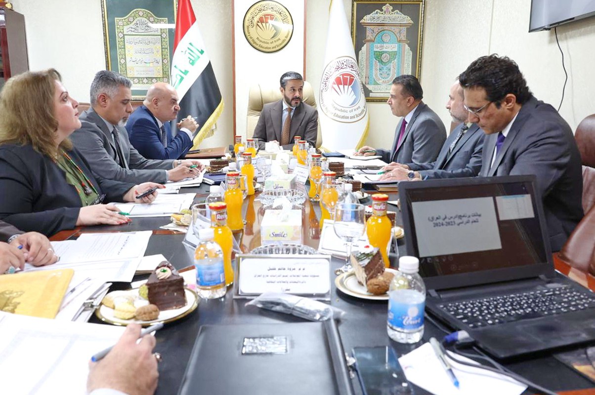 You are currently viewing The Minister of Education chaired the periodic meeting of the Education, Youth, and Sports Committee within the Iraqi-Saudi Coordination Council.