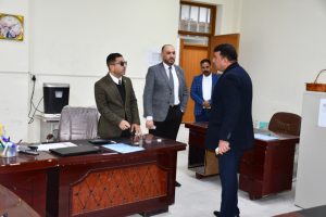 Read more about the article The Dean of the College of Computer Science visits the examination committees.