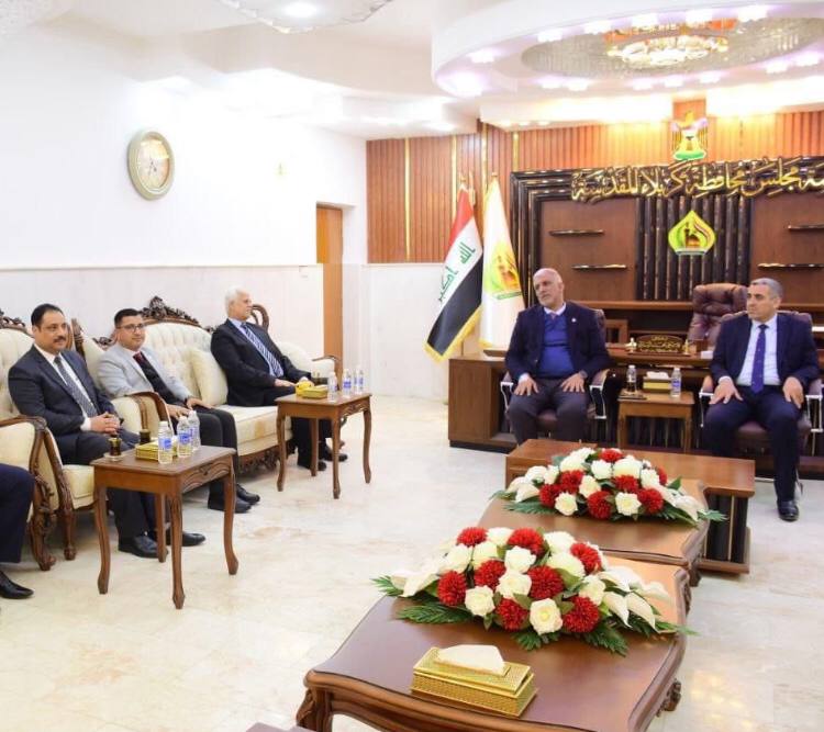 You are currently viewing The Dean of the CSIT visited the President of the Karbala Governorate Council