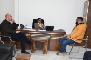 Read more about the article The meeting of the Dean of the College of Computer Science and Information Technology with the Head of the Information Technology Department.