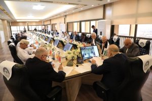 Read more about the article A portion of the Executive Council meeting of the Association of Arab Universities at the University of Baghdad.