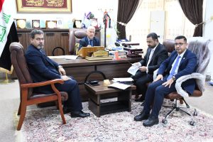 Read more about the article The Dean of the College of Computer Science visited the Assistant President for Scientific Affairs at the University of Karbala.