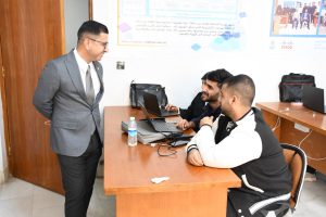 Read more about the article The Dean of the College of Computer Science and Information Technology, Dr. Muafaq Kazem Al-Hasnawi, met with the students of the college.