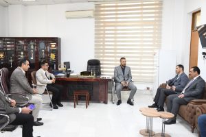 Read more about the article The dean of the College of Computer Science receives the dean of the College of Engineering.