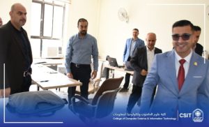 Read more about the article The Dean visited the Examination Committee in the Department of Information Technology.