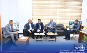 Read more about the article A ministerial committee visited the College of Computer Science to establish a doctoral program.
