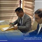 The Computer Science College signed a twinning and mutual cooperation agreement with Al-Zahra University for Girls.