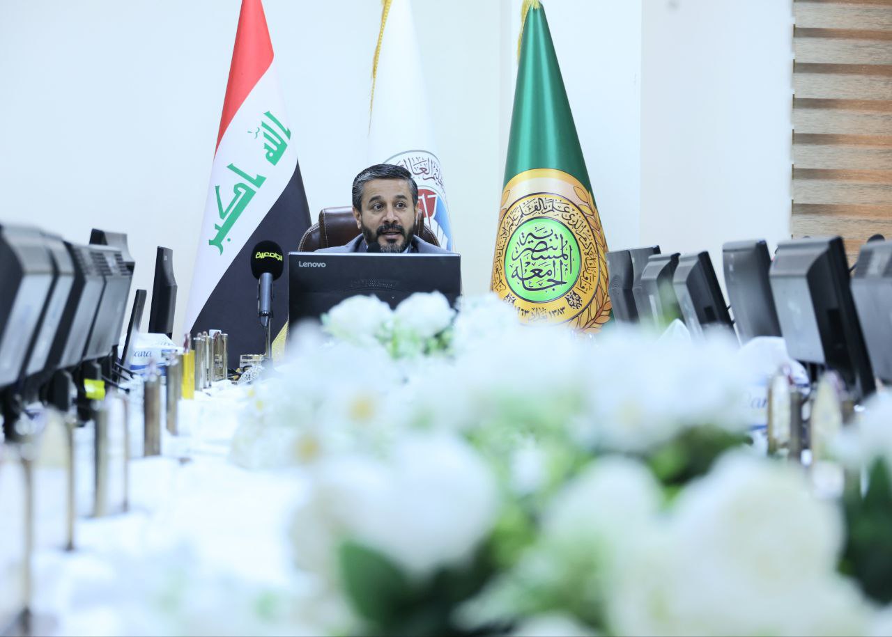 Read more about the article Minister of Higher Education holds a meeting with the council of Al-Mustansiriya University and commends the Pharmacy College for obtaining international program accreditation.