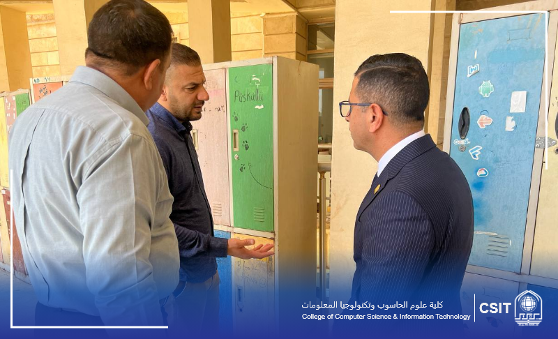 You are currently viewing Visit of the Dean of the College of Computer Science to the Scientific Departments Building