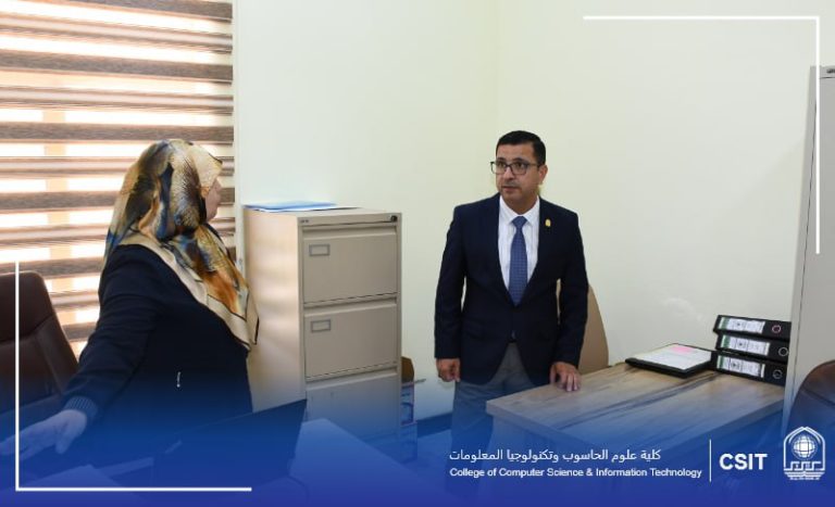 You are currently viewing Visit of the Dean of the College of Computer Science to the Administrative Department