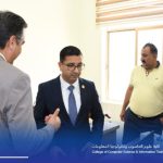 Visit of the Dean of the College of Computer Science to the Legal Affairs Department