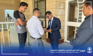 Read more about the article The Dean of the College of Computer Science and Information Technology meets with students