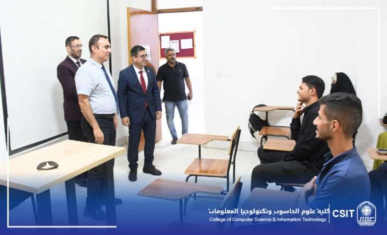 You are currently viewing Dean of the College of Computer Science and Information Technology Visits Scientific Departments