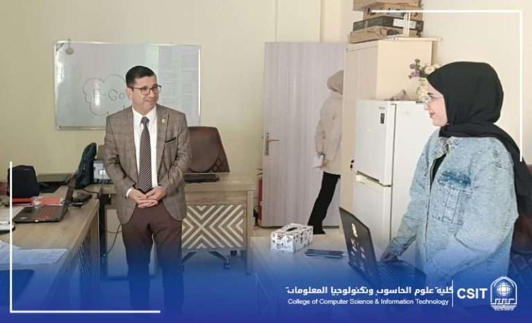 You are currently viewing Visit of the Dean of the College of Computer Science to the E-Governance Unit