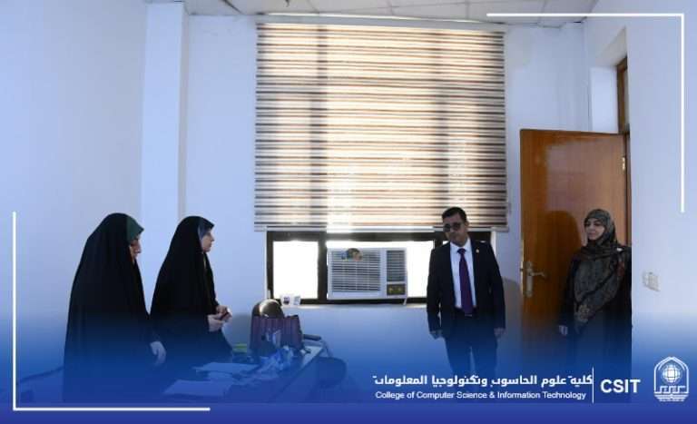 You are currently viewing Visit of the Dean of the College of Computer Science and Information Technology to the Diwan Affairs Division