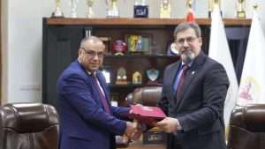 Read more about the article Karbala University signed a twinning and joint cooperation agreement with Al-Manara University