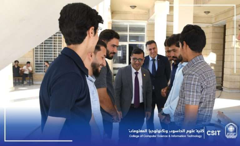 You are currently viewing Dean of the College of Computer Science and Information Technology meets with a group of students