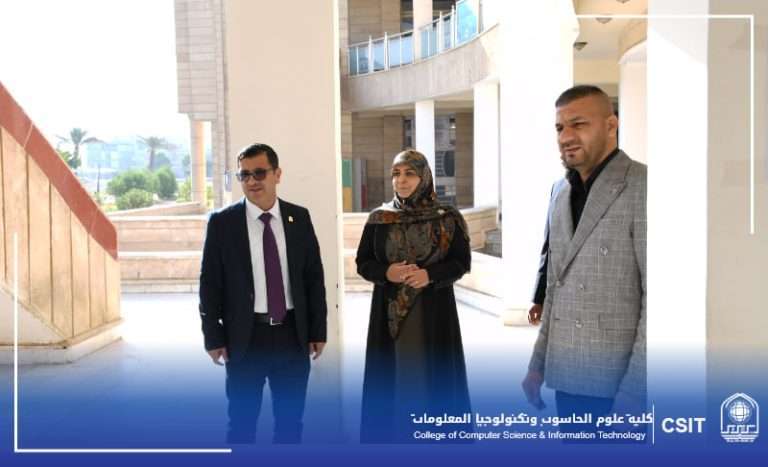 You are currently viewing Dean of the College of Computer Science and Information Technology visits the Scientific Departments Building