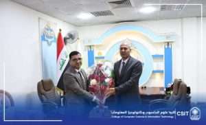 Read more about the article Dean of the College of Computer Science and Information Technology visits Dr Hadi Saidi