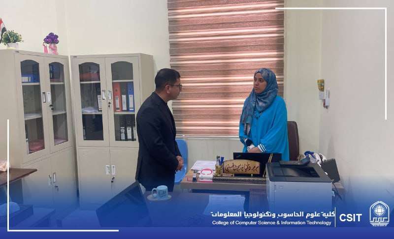 You are currently viewing Dean of the College of Computer Science and Information Technology visits the Studies and Planning Division