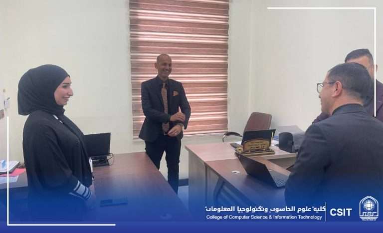 You are currently viewing Dean of the College of Computer Science and Information Technology visits the Media Division