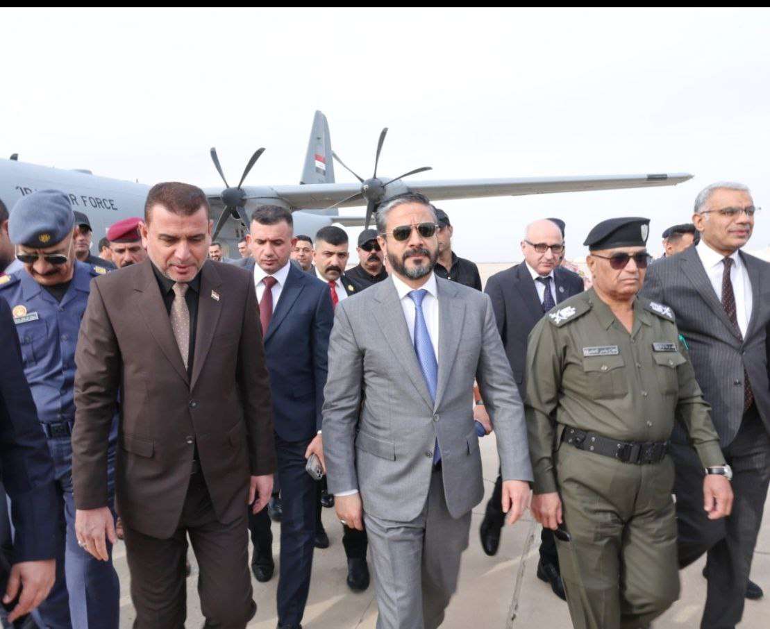 You are currently viewing Minister of Higher Education and Scientific Research Dr Naim Al-Abboudi arrives in Dhi Qar to inaugurate and monitor university projects in the province