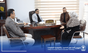 Read more about the article Dean of the College of Computer Science and Information Technology meets with department heads