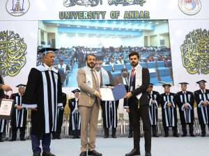 Read more about the article During Graduation Ceremony of 34th Group Anbar University, Dr. Al-Aboudi Confirms Admitting of More Than Three Thousand International Students in Iraqi Universities