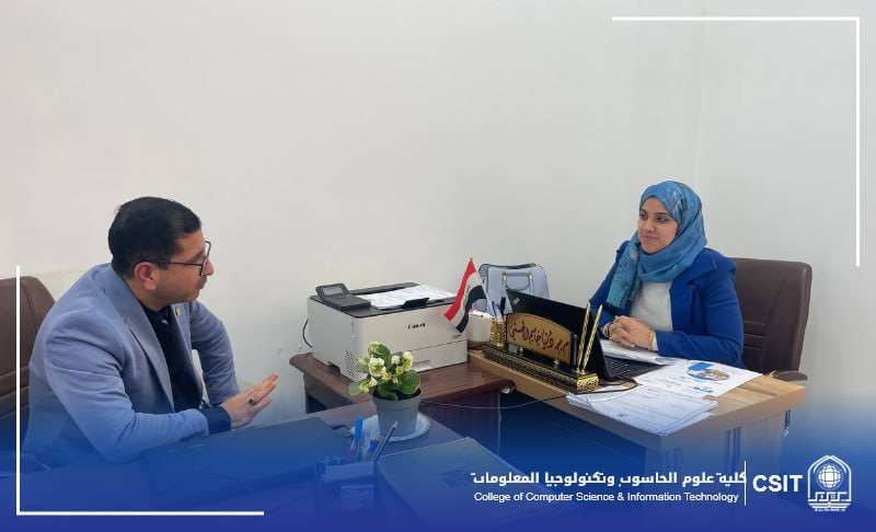 You are currently viewing Dean of the College of Computer Science and Information Technology visits the Studies and Planning Division