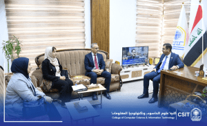 Read more about the article The ministerial committee’s visit to the College of Computer Science and Information Technology.