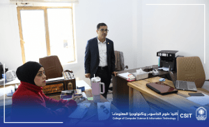 Read more about the article Visit of the Dean of the College of Computer Science and Information Technology to the Legal Division