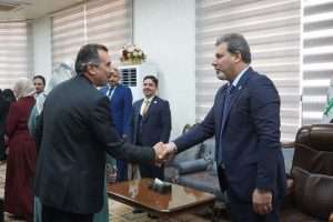 Read more about the article President of the University of Karbala Receives Well-Wishers on the Occasion of Eid al-Fitr