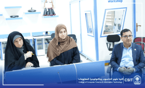 Read more about the article Dean of the College of Computer Science and Information Technology Attends Final Year Students’ Graduation Project Discussions