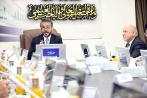 Read more about the article Minister of Higher Education Chairs Meeting of the Supreme Committee for the Iraqi Space Program and Stresses the Importance of Engaging Academic Expertise within the Scientific Research Authority