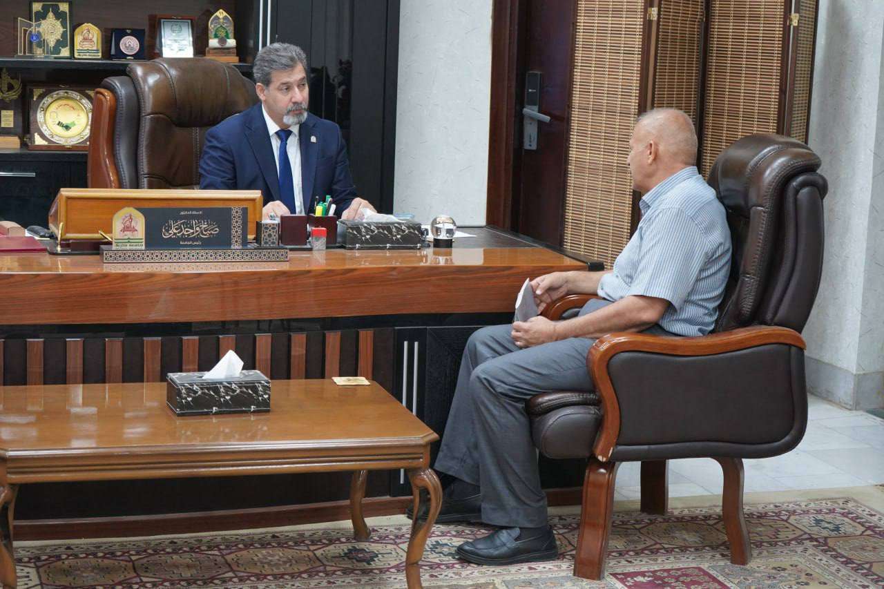 You are currently viewing University President Meets with Water Resources Director to Discuss Cooperation