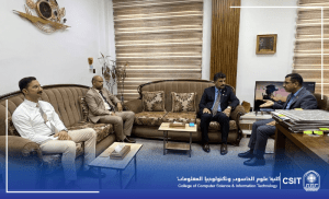 Read more about the article Dean of the College of Agriculture Visits the College of Computer Science and IT – University of Karbala