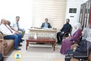 Read more about the article Meeting of the Dean of the College of Computer Science and Information Technology with the Faculty of the Cybersecurity Department