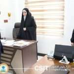Dean of the College of Computer Science and Information Technology Visits the Postgraduate Studies Division at the Administration Building