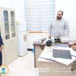 Dean of the College of Computer Science and Information Technology Visits the Supplies Unit at the College Administration Building