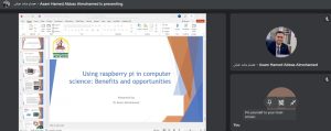 Read more about the article حلقة نقاشية بعنوان ( Using raspberry pi in computer science: Benefits and opportunities )