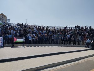 Read more about the article جامعة كربلاء : تنظم وقفة احتجاجية ضد العدوان الصهيوني على قطاع غزة