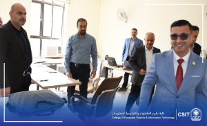 Read more about the article زيارة السيد العميد للجنة الامتحانية في قسم تكنولوجيا المعلومات .