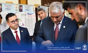 Read more about the article حضور عميد كلية علوم الحاسوب في معرض كلية القانون