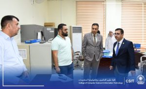 Read more about the article زيارة السيد العميد للجنة الامتحانية في قسم علوم الحاسوب