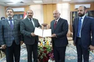 Read more about the article رئيس الجامعة يستقبل محافظ كربلاء ويؤكدان على دور الأكاديمي العراقي في تحقيق الارتقاء العلمي