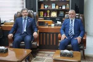 Read more about the article رئيس الجامعة يستقبل رئيس مجلس الخدمة العامة الاتحادي