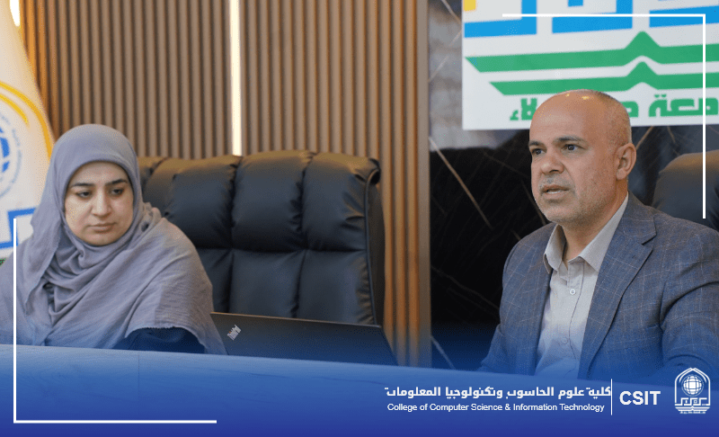 You are currently viewing تقيم كلية علوم الحاسوب وتكنولوجيا المعلومات ورشة ” آليات تقييم الأداء للتدريسي والطالب ضمن إطار مسار بولونيا”